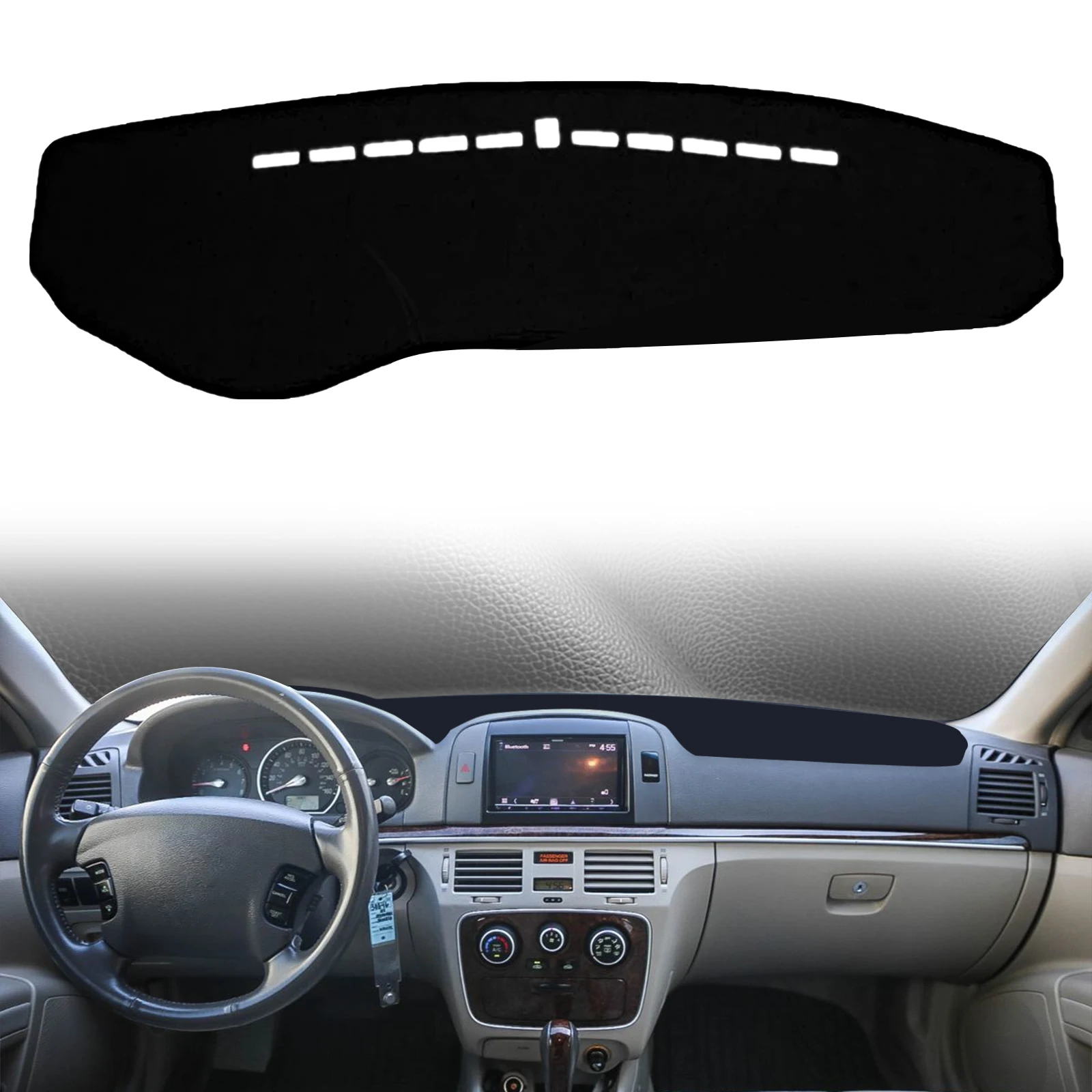 

for Hyundai Sonata Sonica NF 2005-2007 2008 ​​Car Dashmat Dashboard Cover Pad DashMat Sunshade Protective Carpet Accessories
