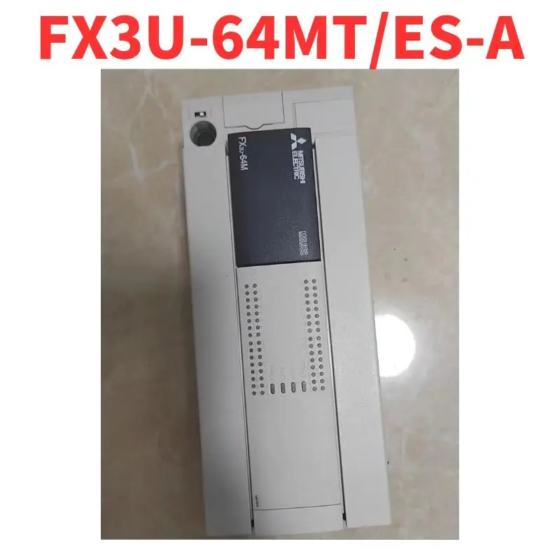 Used FX3U-64MT/ES-A programmable controller, tested ok