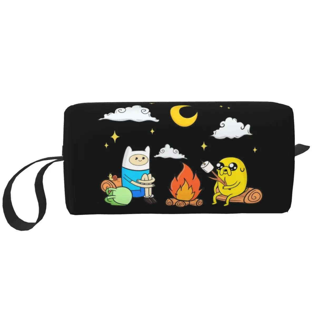 Adventure Times Come Along With Me Large Makeup Bag Beauty Pouch Travel Cosmetic Bags Organizer for Women