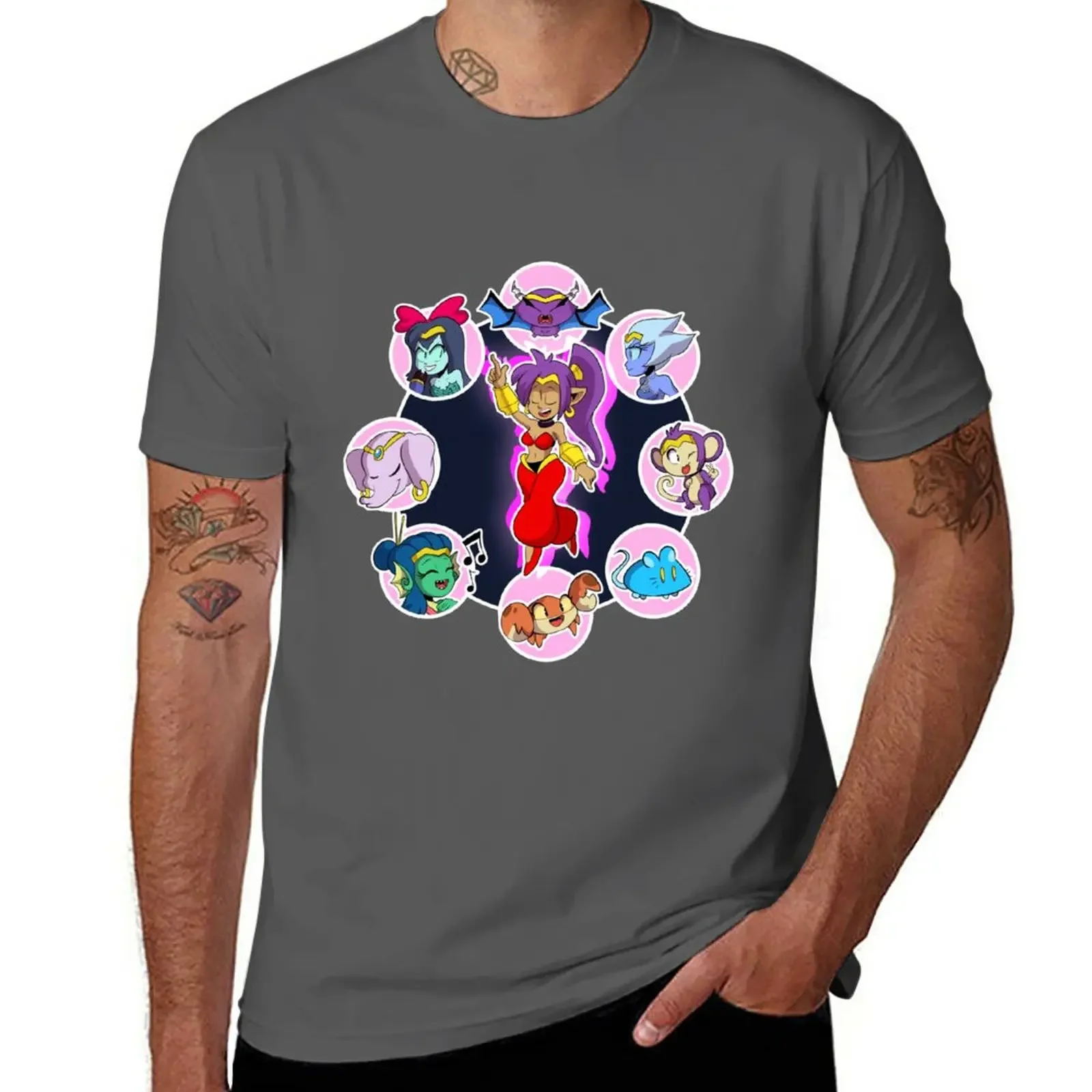 Shantae Half Genie Hero T-Shirt Short sleeve tee customs design your own plain black t-shirts for men