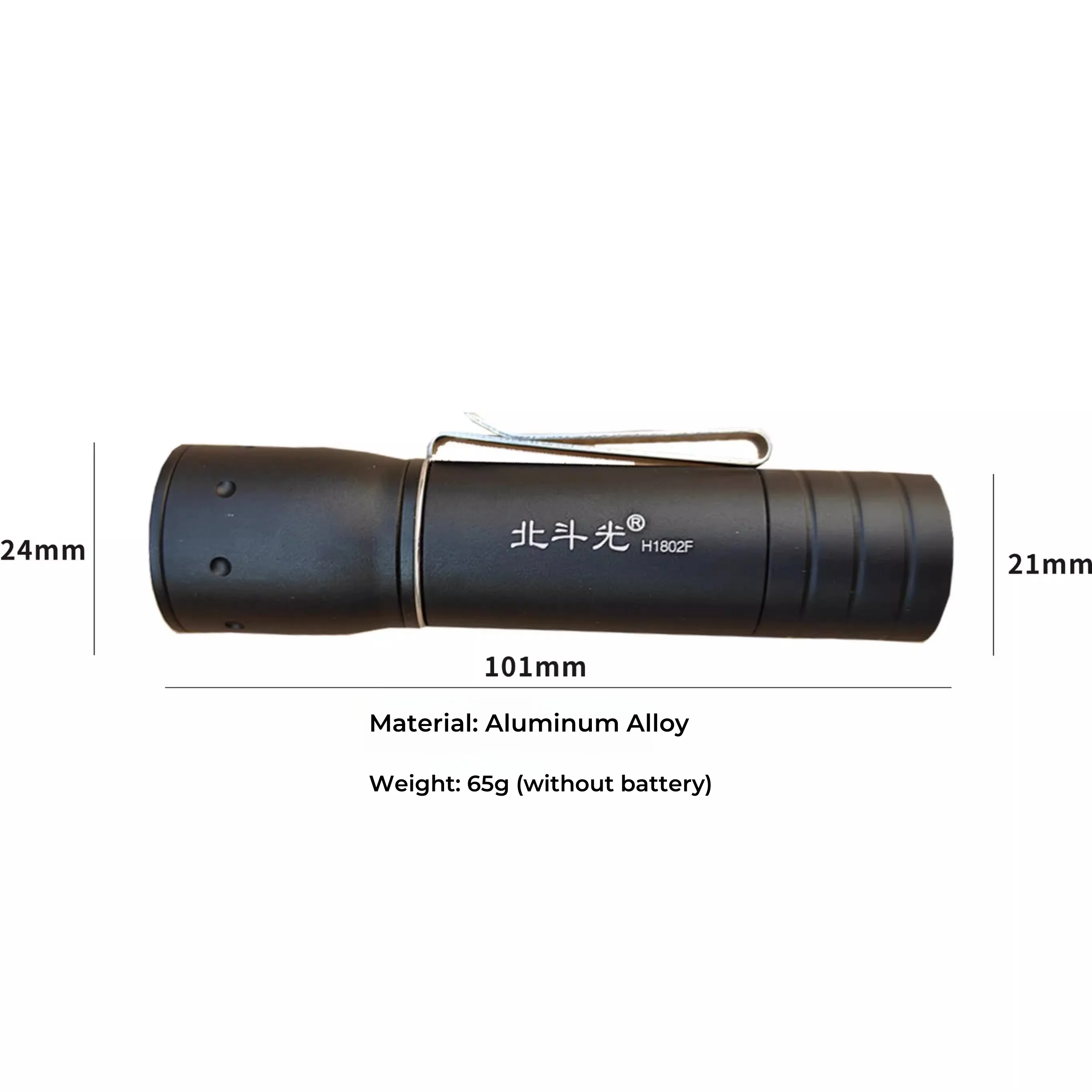 Mini portable Flashlight 2025 New Design Super bright  14500 Li-ion battery focusable torch for camping outdoor hiking emergency