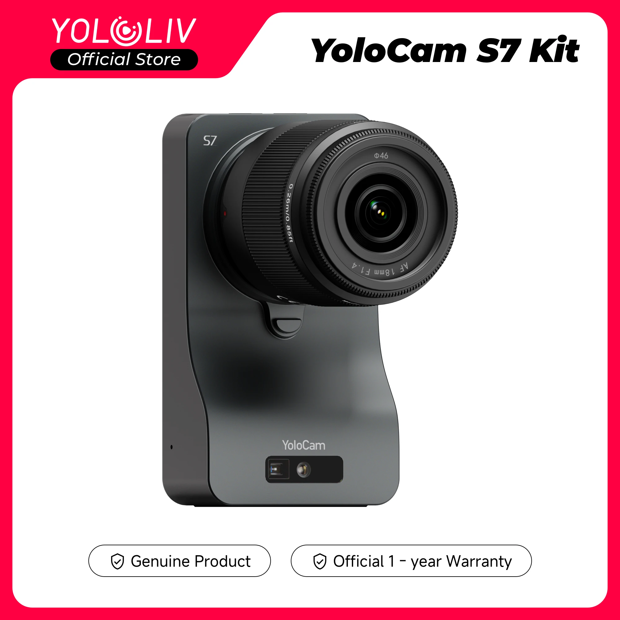 

YoloLiv YoloCam S7- with 18mm Lens
