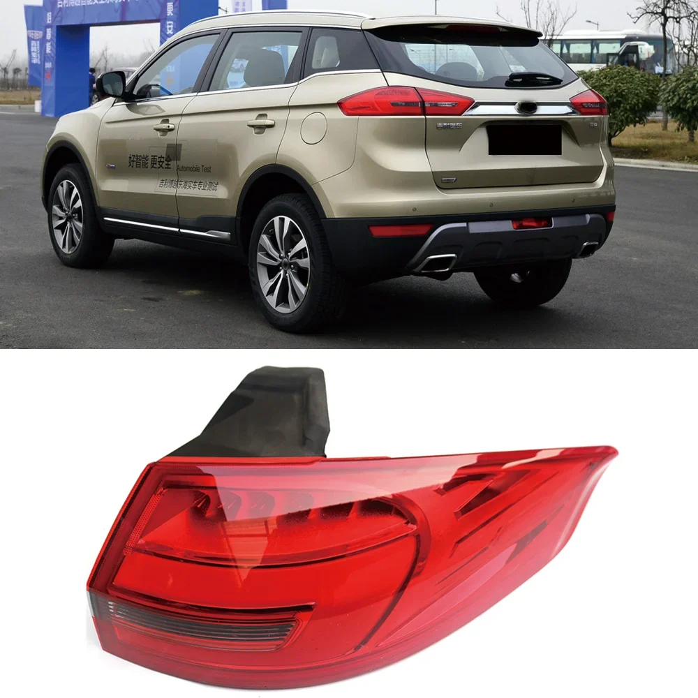 

Outer For Geely Atlas Boyue Emgrand X7 Sport 2016 2017 Rear Bumper Tail light lamp Taillights taillamps Brake Light