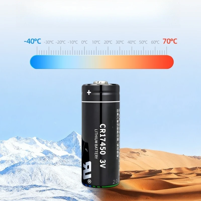 3V CR17450 Primary Cell 2400/2500mAh Disposable Battery Fit for Smoke Detector Fire Alarm GPS Positioning Device & Camera - view 6