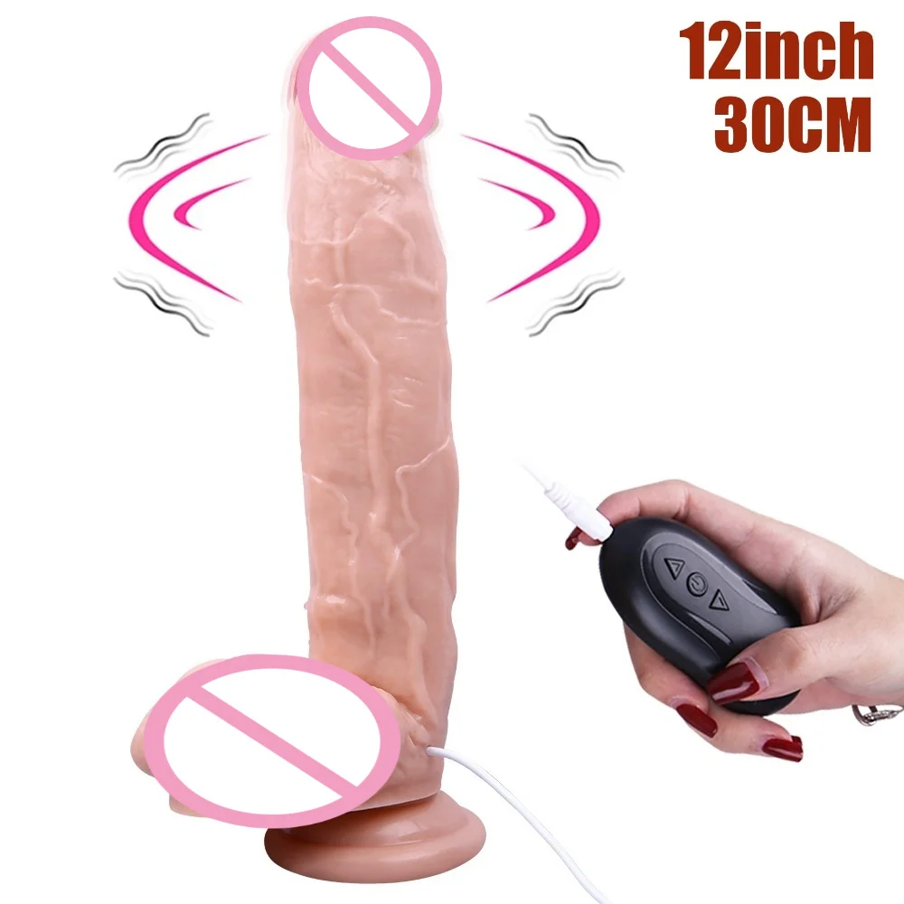 12inch 30CM Vibrators Dildo With Strong Suction Cup Realistic Big Dildo Penis Female Masturbator Sex Shop Adult Sex Toys