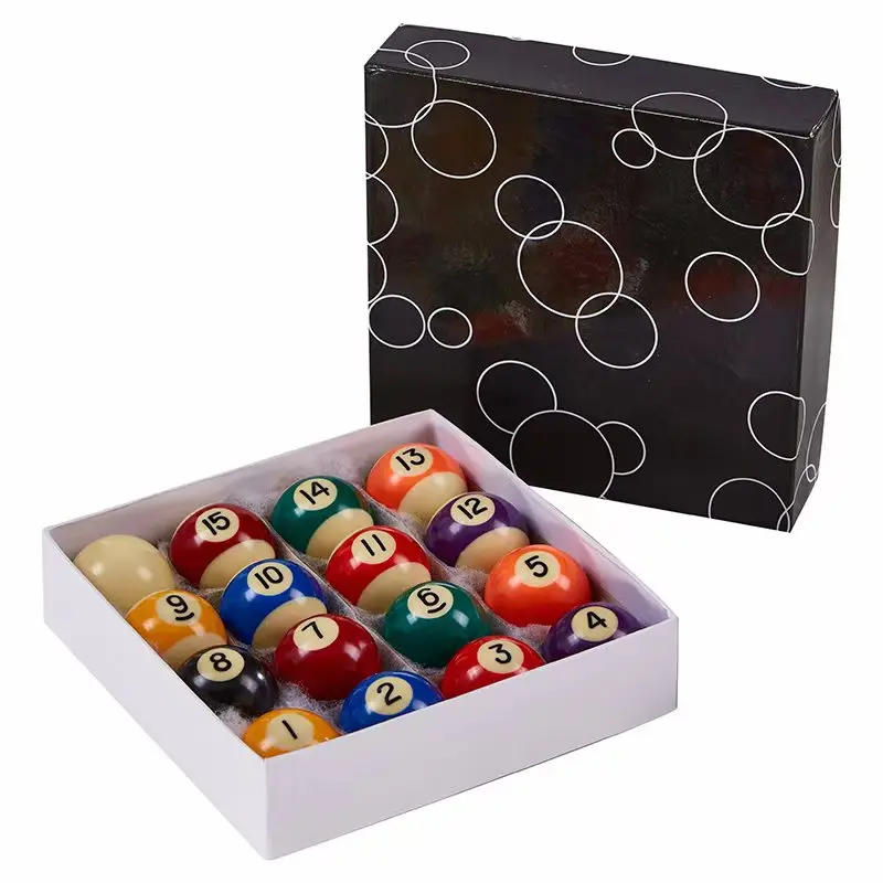 

Wholesales High Quality Pool Billiard Table Balls 57.2mm Snooker Balls 52.5mm for Snooker Table&Pool Table Accessories