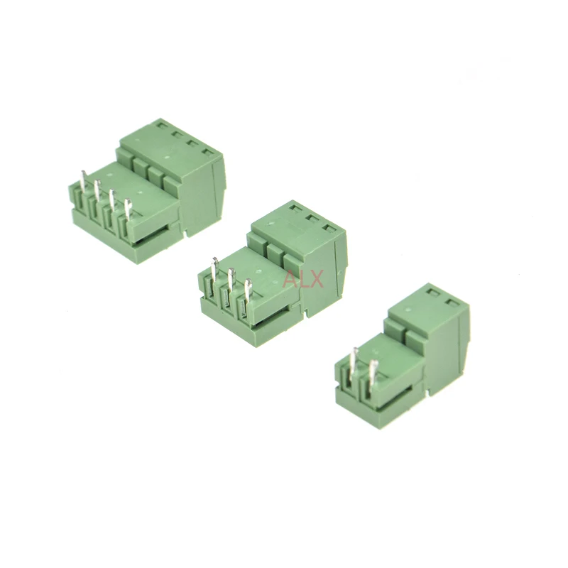 10SETS 15EDG 2/3/4/5/6/7/8/9 pin right angle screw terminal block connector 3.5MM pitch PLUG + PIN HEADER SOCKET 2p 3p 4p 5p 6p