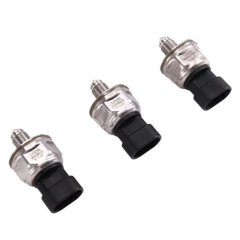For Buick Lacrosse Regal Camaro Captiva Colorado Compatible 3PCS Fuel Rail Pressure Regulator Sensor 5PP11-4 12635273-