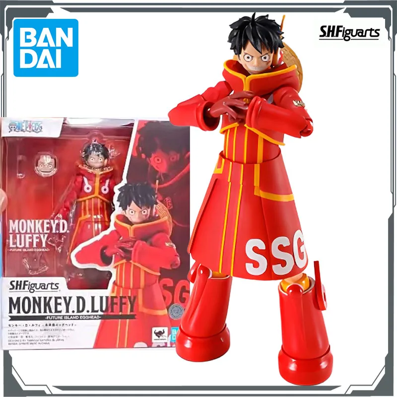 

Bandai Original S.H.Figuarts Monkey D. Luffy 150mm Anime Action Figure Assembly Model Toys Model Gifts for Boys