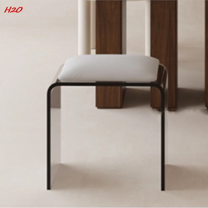 H2O Very Simple Person Chair Cream Style Household Door Makeup Change Shoes Dressing Stool Bedroom Simple Nail Dresser Chair