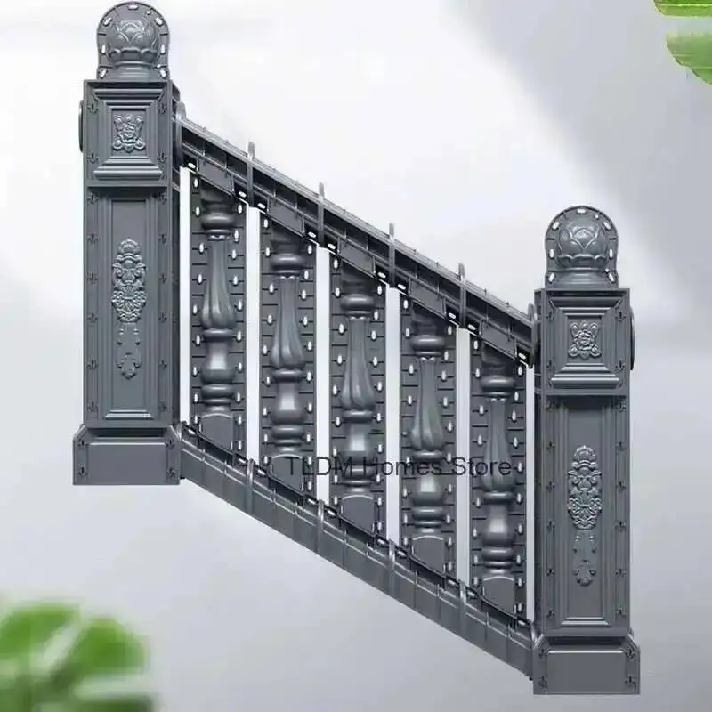 Thickened Guardrail Staircase Art Home Indoor Villa ABS Mold Outdoor Roman Column Molds Cast-in-place Cement Stair Handrail Mold