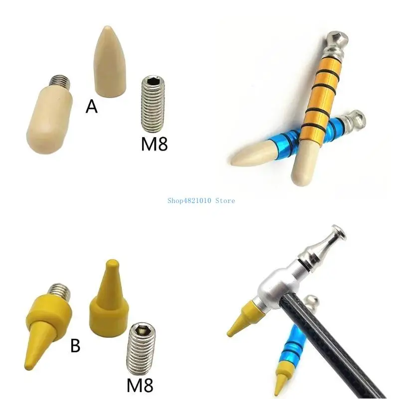 T3LF Auto tocca giù il pannello del corpo Rimozione ammaccature Riparazione Teste della penna Strumenti punta Manutenzione