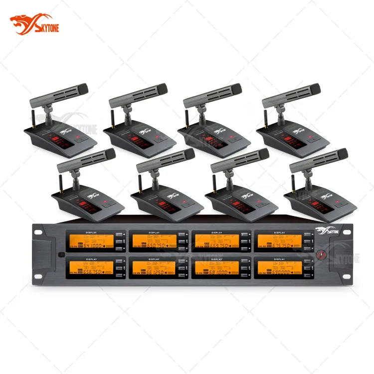 

GT8008/S901 Professional Wireless Conference Microphone Audio Conference System