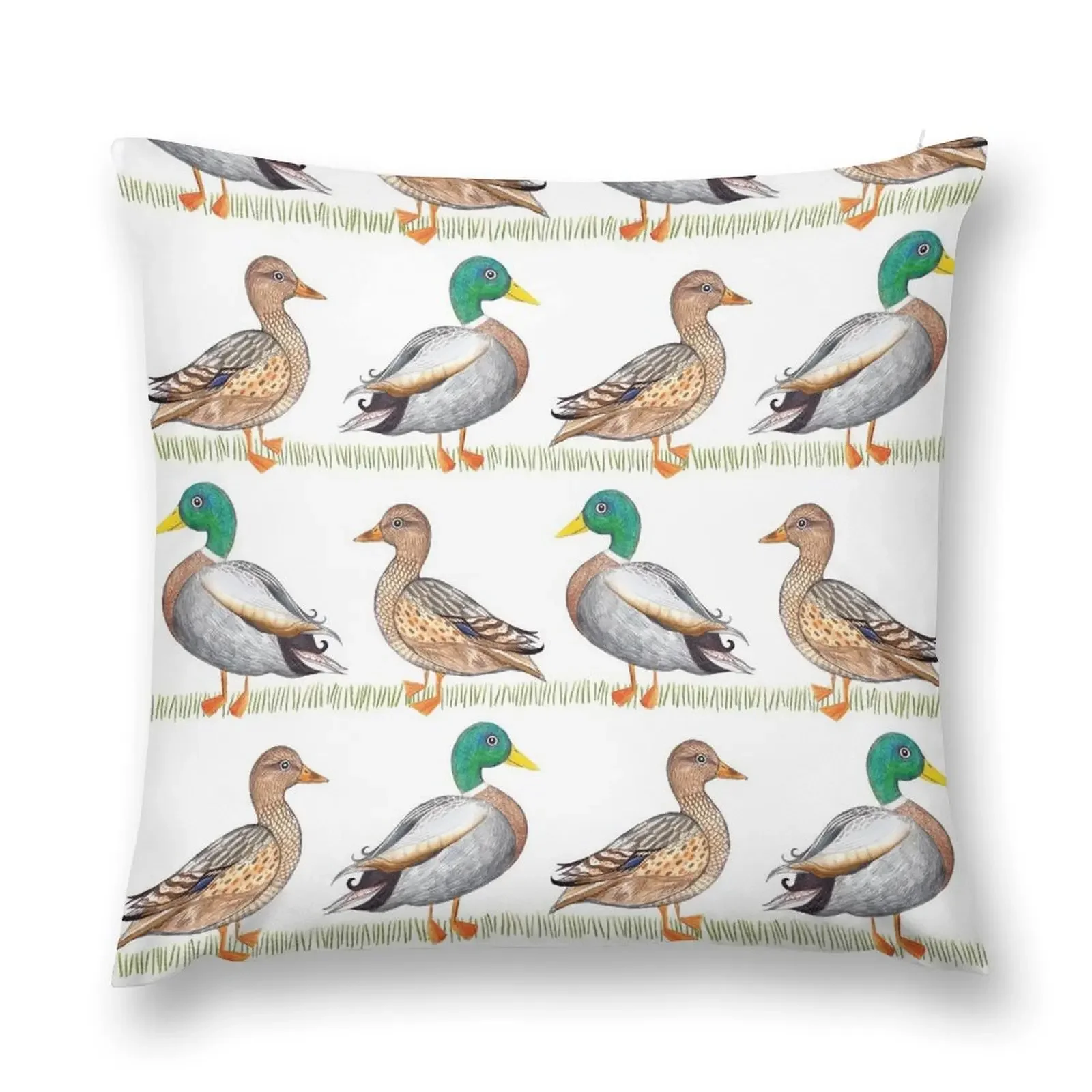 STOKE ON TRENT: AY UP DUCK Throw Pillow christmas ornaments 2025 Couch Pillows Christmas Pillows pillow