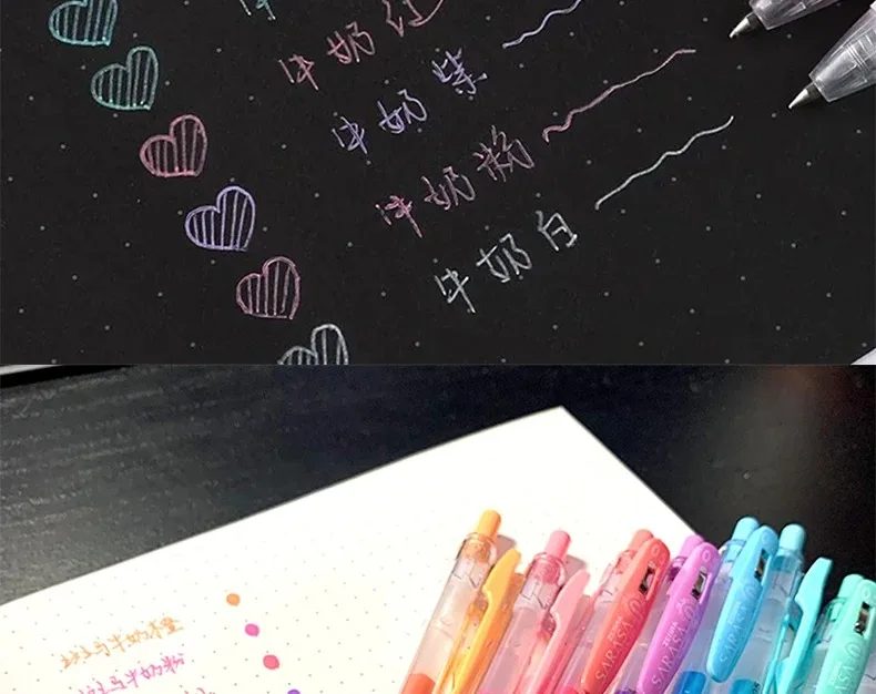 3/5/8 Farbe Zebra Gel Stift Set JJ15 Milch Farbe SARASA Student Writing Unterschrift 0,5mm Kawaii Japanisches Briefpapier zurück zur Schule – Detail 4