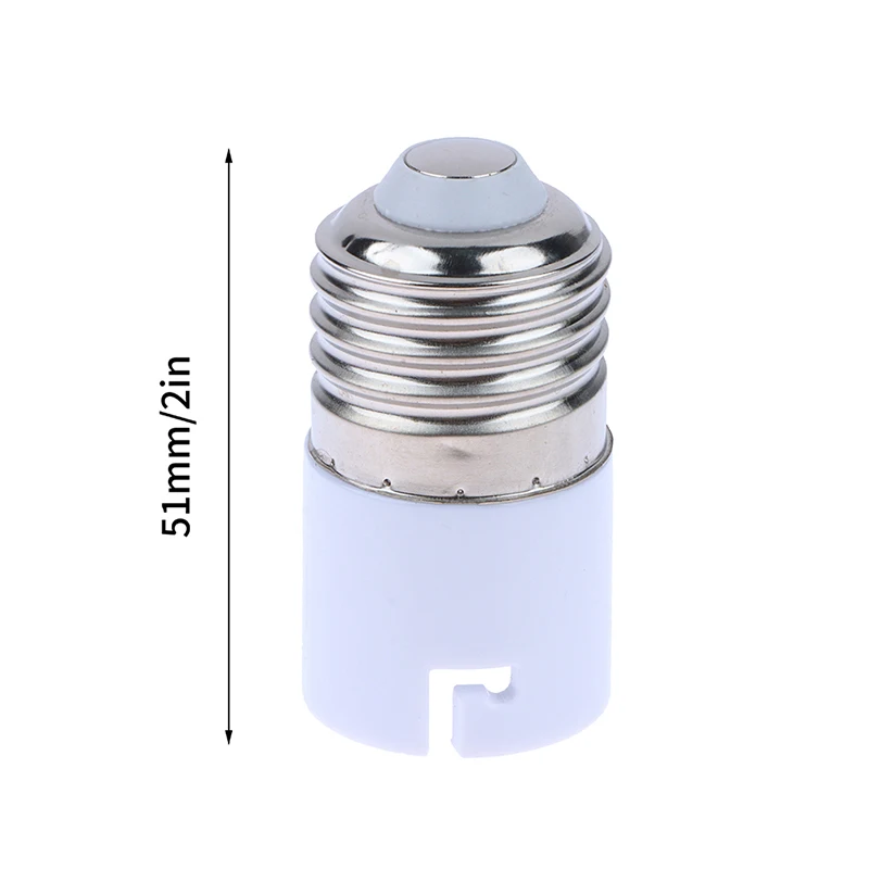 LED Socket Lampbase E27 to B22 Adaptor Converter for Bulb Lamp Fireproof