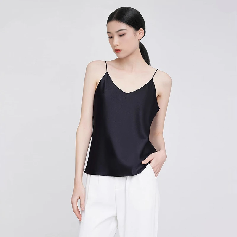 V Neck Silk Camisole