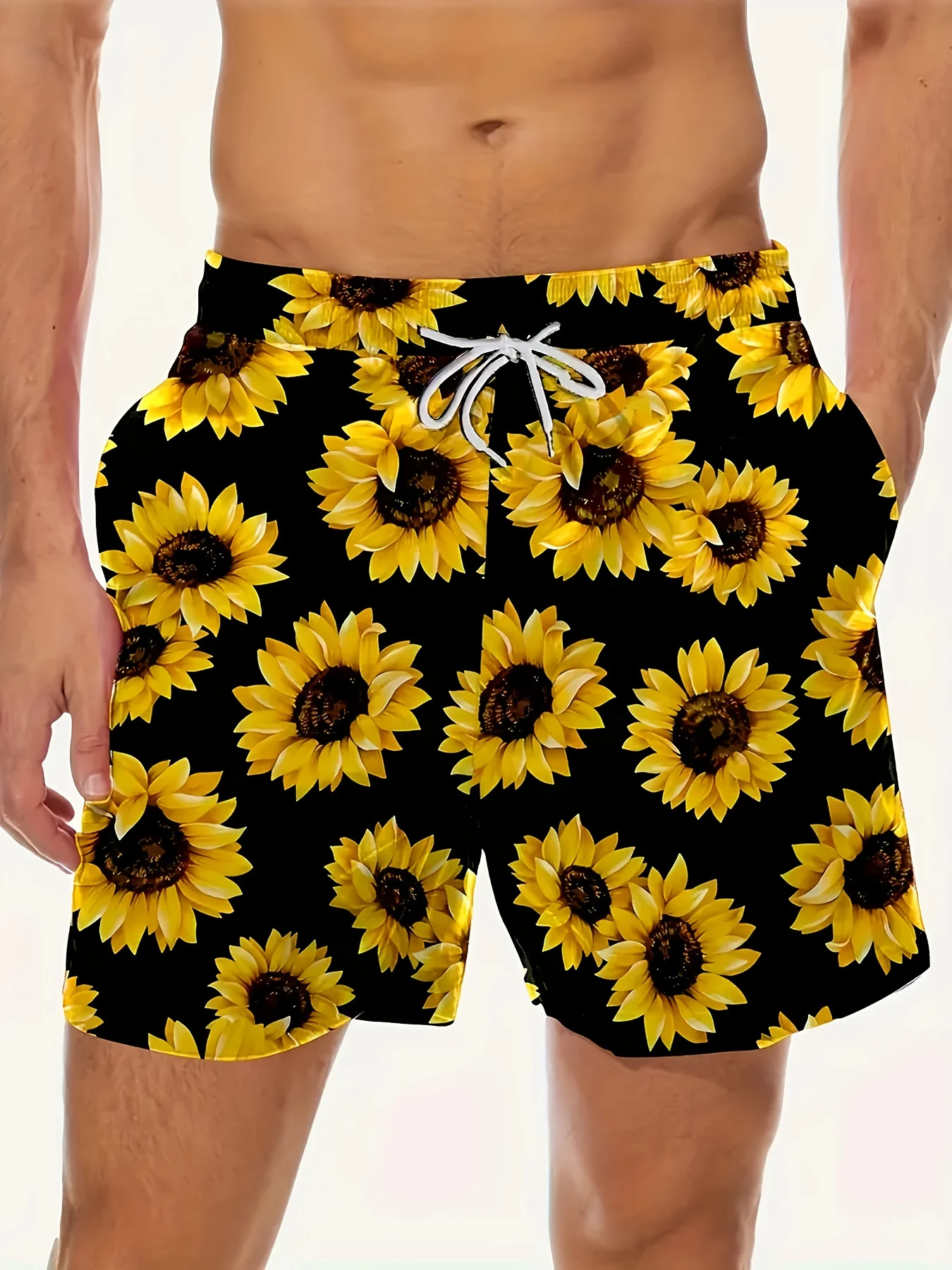 

Мужские пляжные шорты-плавки с принтом динозавра и пламени, быстросохнущие, на шнурке, 2026