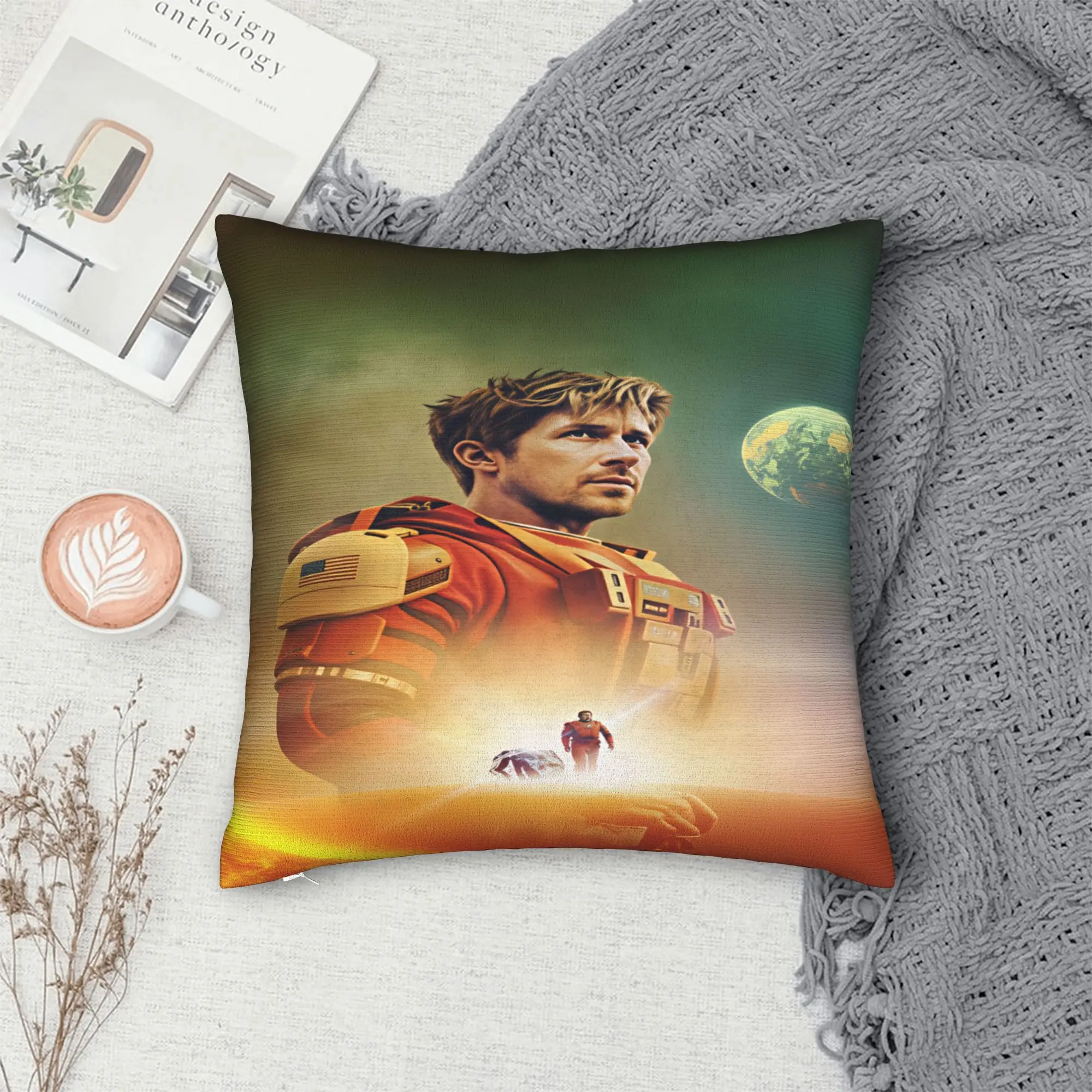 Project Hail Mary Pillow Case  Design Pillow Cover Retro Trendy Pillowcases For Wedding Party Home Decor