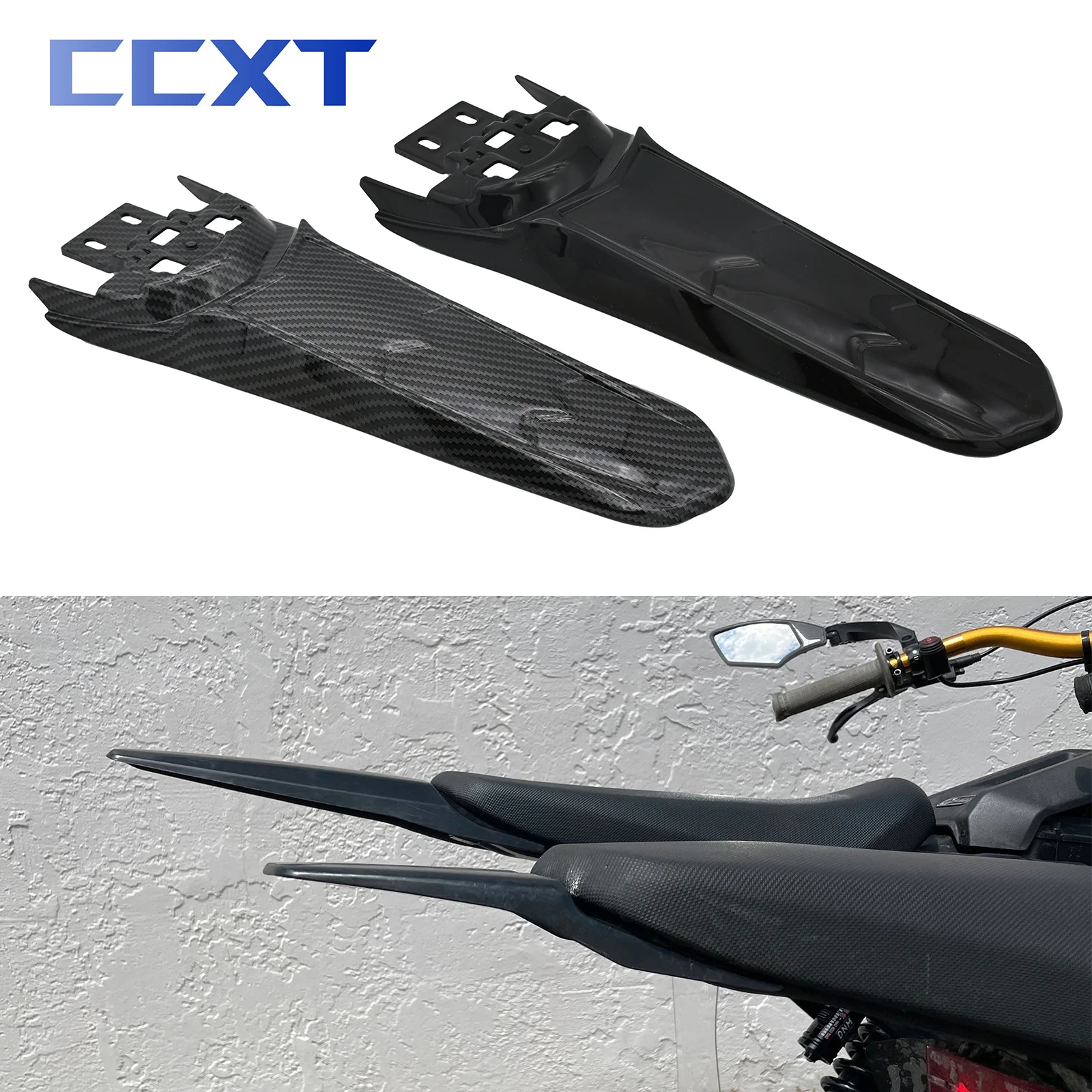 Modified Extended Longer Rear Fender Extra Long Dirt Pit Mudguard Tail Fender For Sur Ron Light Bee X and Light Bee S Universal