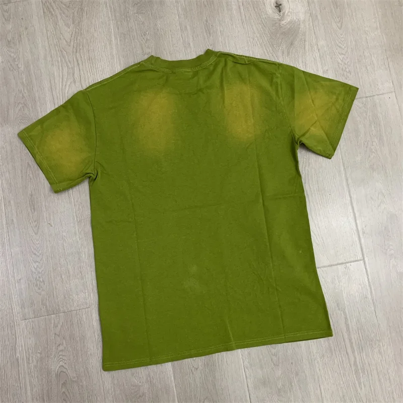 تي شيرت VALLEY كبير الحجم بأكمام قصيرة مطبوع عليه ملابس الشارع الأمريكية تي شيرت Vale Top