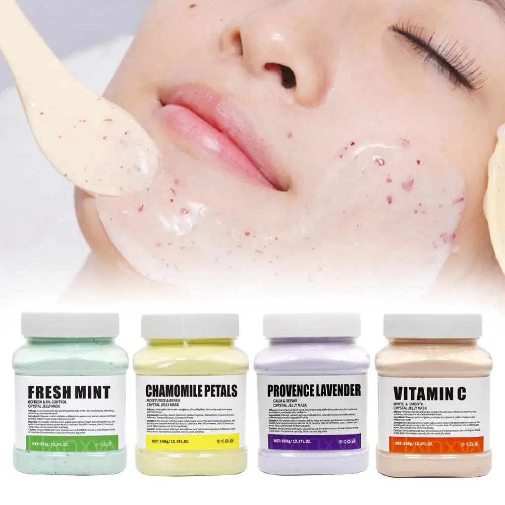Gold Crystal Jelly Mask Pulver 350 g, feuchtigkeitsspendende, aufhellende Gesichtsbehandlung für strahlende Haut, feuchtigkeitsspendende, weichmachende Gesichtsbehandlung – Detail 8