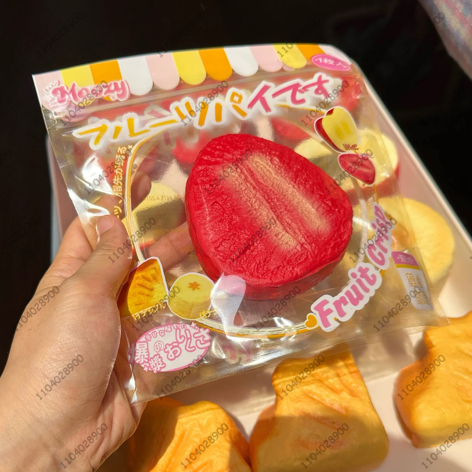 Tranche de fruits à montée lente, Squishy, pomme, banane, fraise, ananas, jouet à presser à rebond lent, libération du Stress, jouet relaxant pour les mains