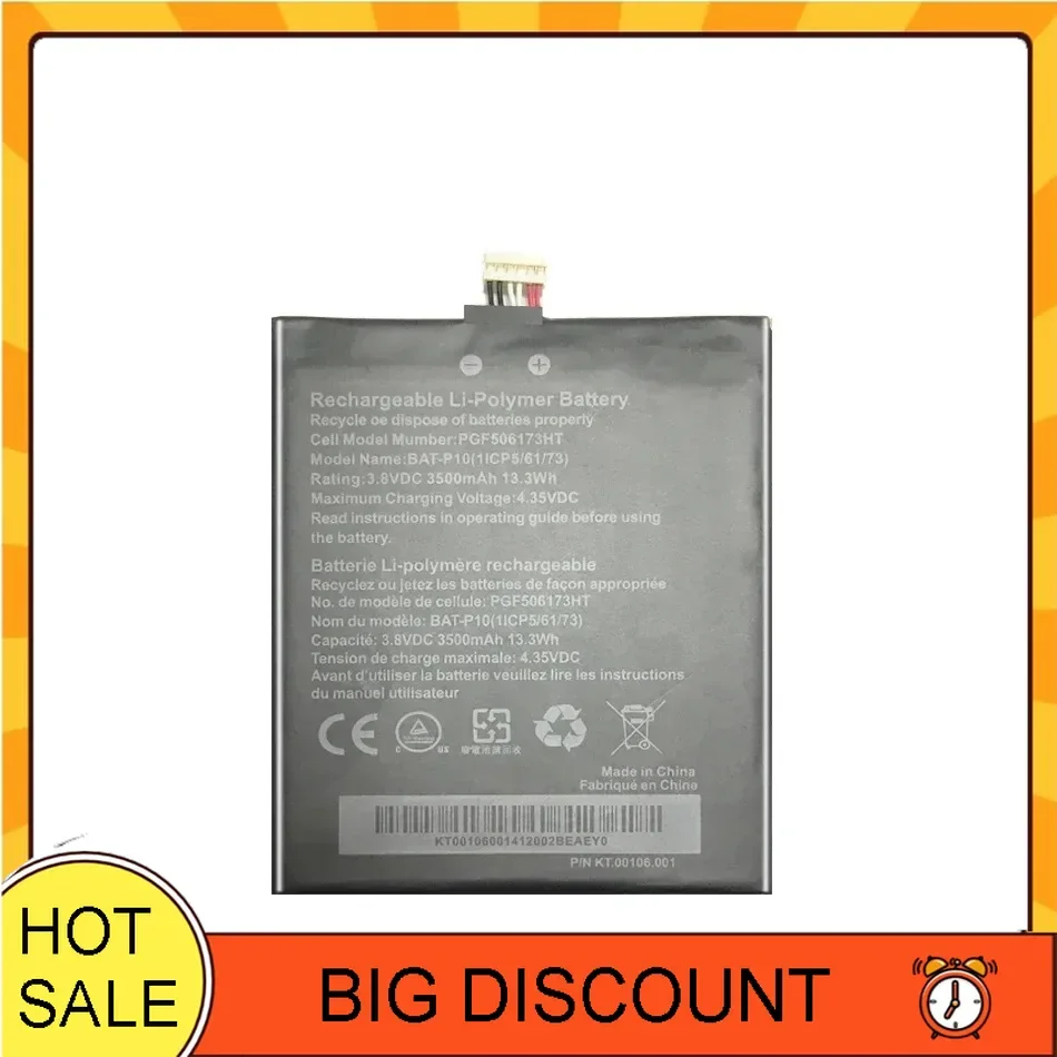 

3500mAh Tablet Battery For Acer Liquid E700,Liquid E700 Triple ,E39 PGF506173HT, BAT-P10