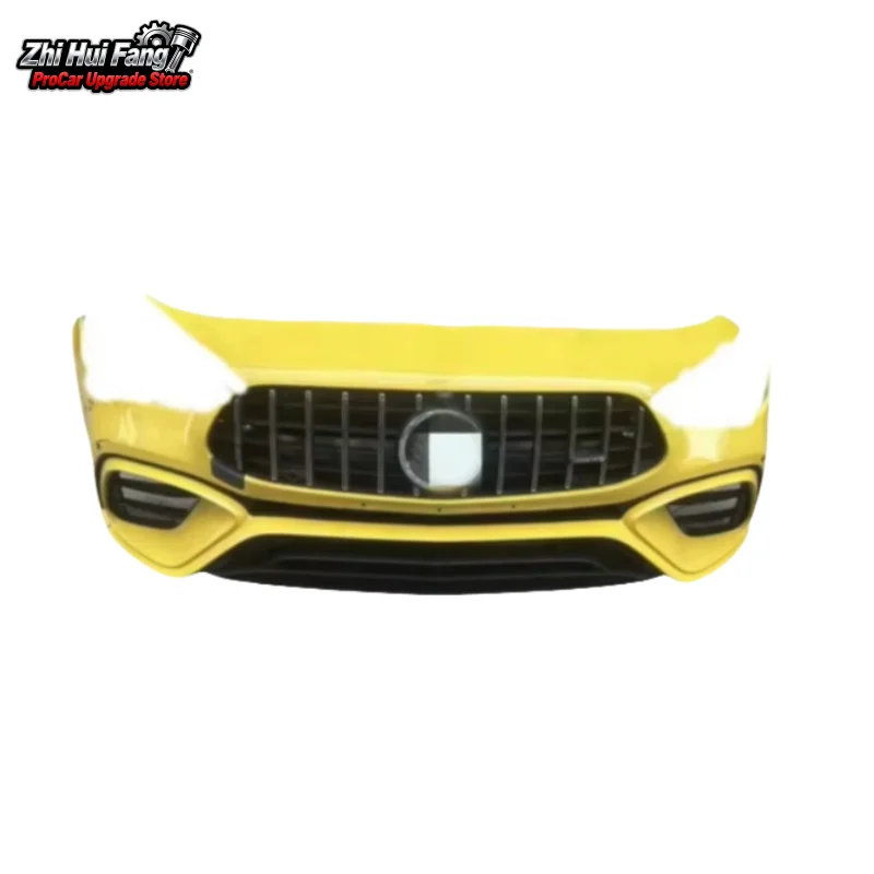 Suitable for Mercedes CLA W118 GLA45 AMG Body Kit Front Rear Bumper Assembly Grille Net Hood Fender Towing Hitch Cut-Outs