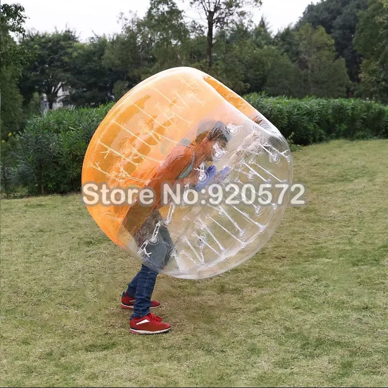 Jogos ao ar livre PVC Bumper Ball Corpo inflável Erva Corpo Zorb Bola inflável 1,7m Bolha Futebol