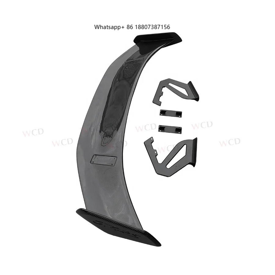 

GT- 4RS Style Carbon Fiber Rear Trunk Wing forPorsche Cayman 718 981 987 Boxster Rear Spoiler Lip Tail Wings
