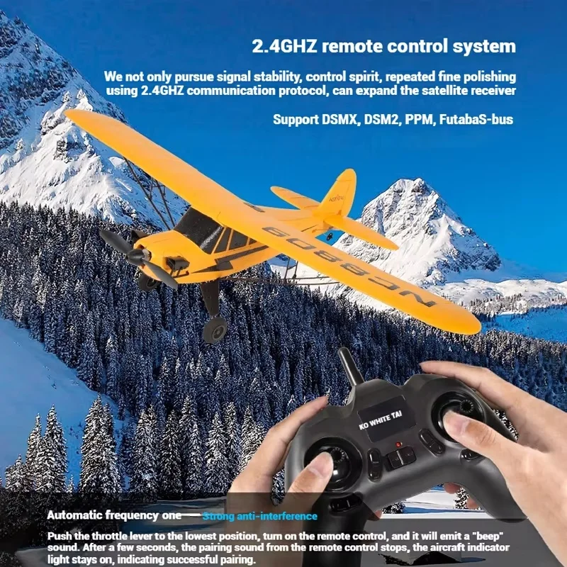 

Пульт дистанционного управления J3, фиксированное крыло, Epp, устойчивый к падению материал, практика начинающих, модель дистанционного управления, игрушечный самолет, модель самолета