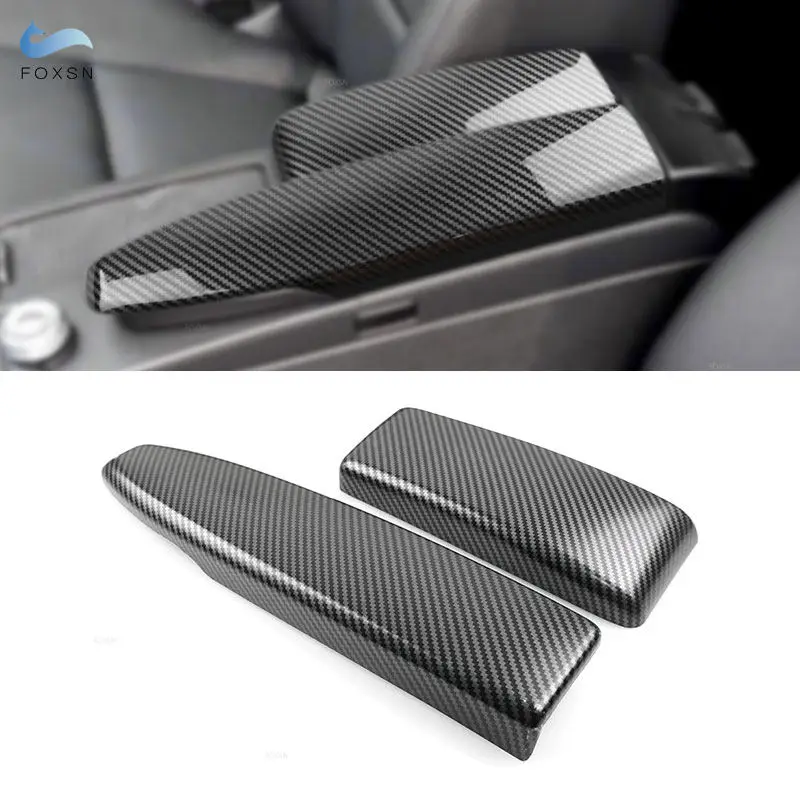 

For Mercedes Benz C E GLK Class W204 W212 X204 only LHD ABS Carbon Fiber Texture Car Center Console Lid Armrest Box Trim Cover