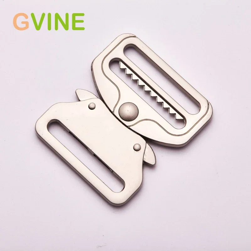 

25mm 32mm 38mm Metal Safety Buckles Silver Black Quick Side Release Buckle For Belt Strap Adjuster Luggage Bags DIY Accessories