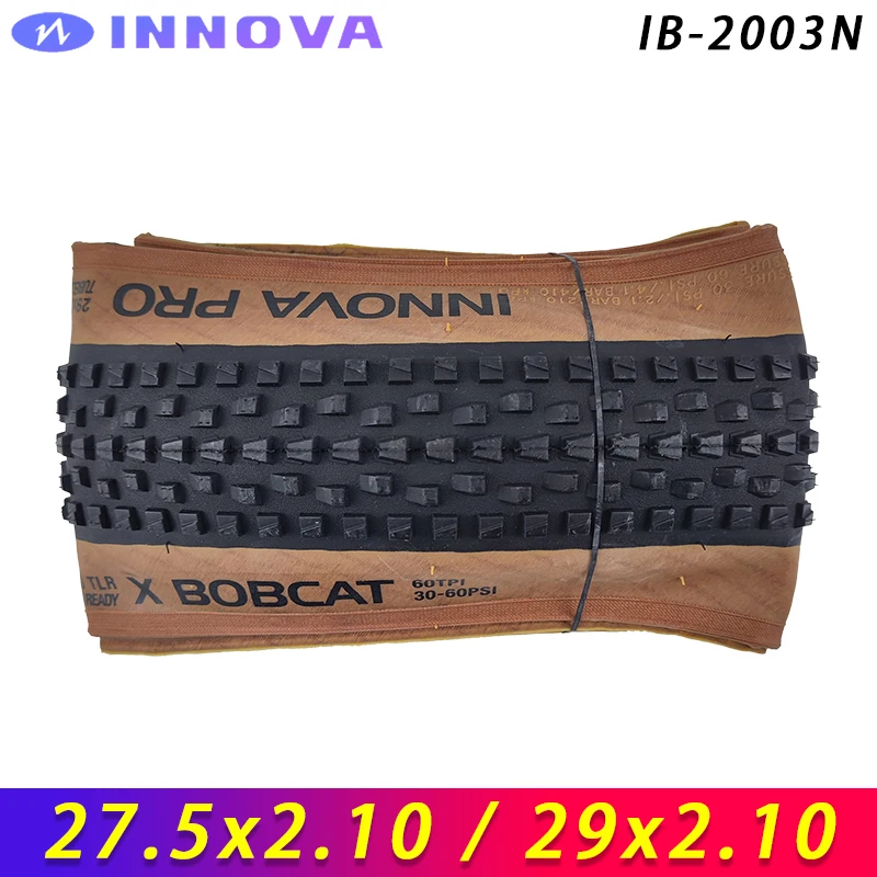 INNOVA PRO X BOBCAT 27.5/29x2.1 Tubeless Ready Folding Tire for MTB Bike XC Road Gravel Tracks Off-Road Bicycle Cycling Parts