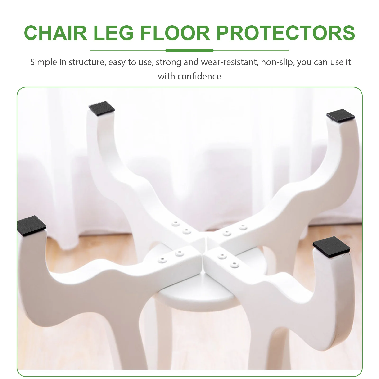 

36Pcs Chair Leg Floor Protectors Furniture Pads Adhesive Nonslip Durable Pads for Hardwood Floor Protection Furniture Feet