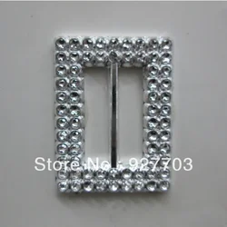 10pcs Double Rectangle Acrylic Buckle For Chair Sash 23mm