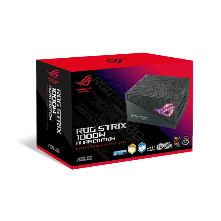 

ROG STRIX AURA 750/1000/1200W 80+GOLD PSU Gaming Desktop Switching Power Supply with RGB New and in Stock