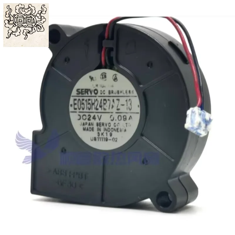 

Ltsf For SERVO E0515H24B7AZ-13 DC 24V 0.09A 50x50x15mm 2-Wire Server Cooling Fan