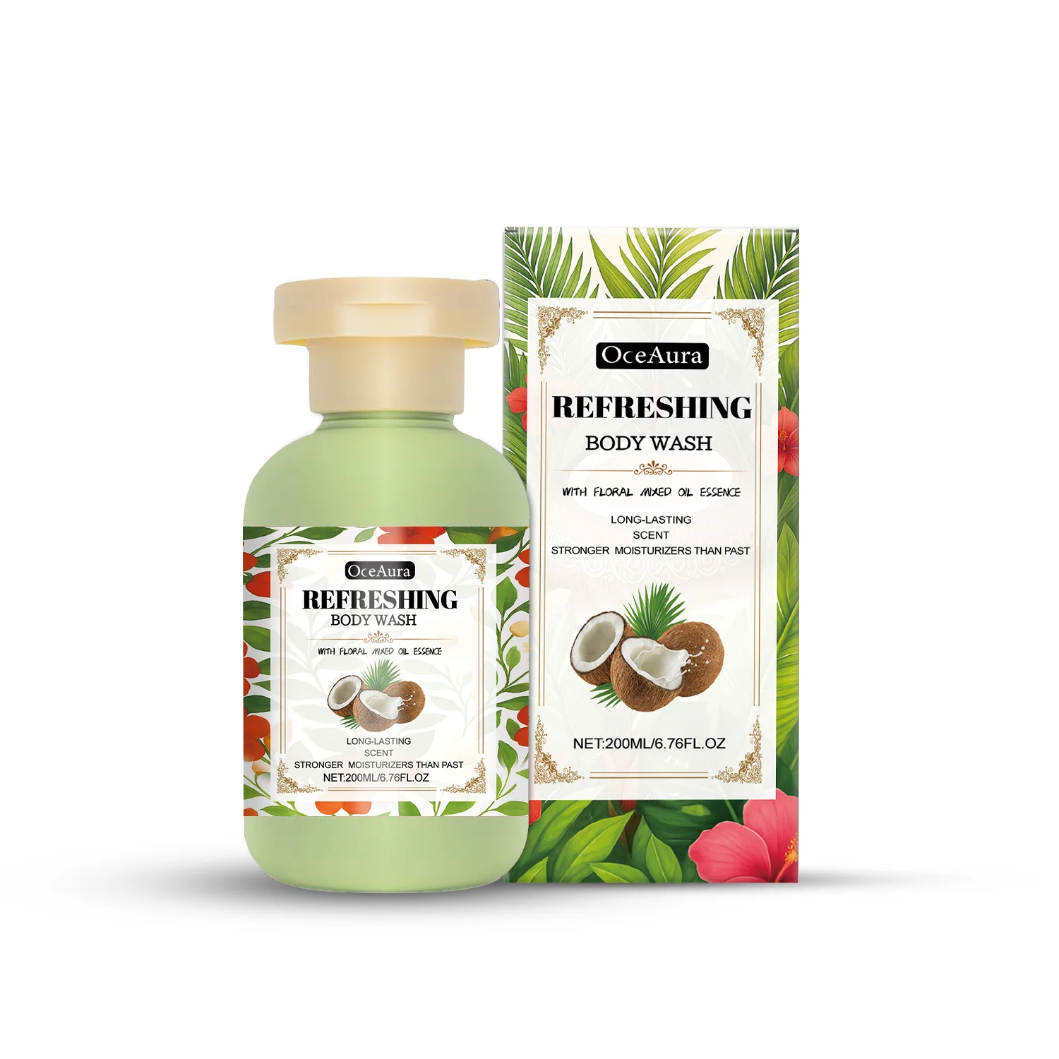 Fragrance Body Wash Leave Fragrance Oil Control Skin Exfoliator Refreshing Deep Moisturize Brighten Fragrance Shower Gel