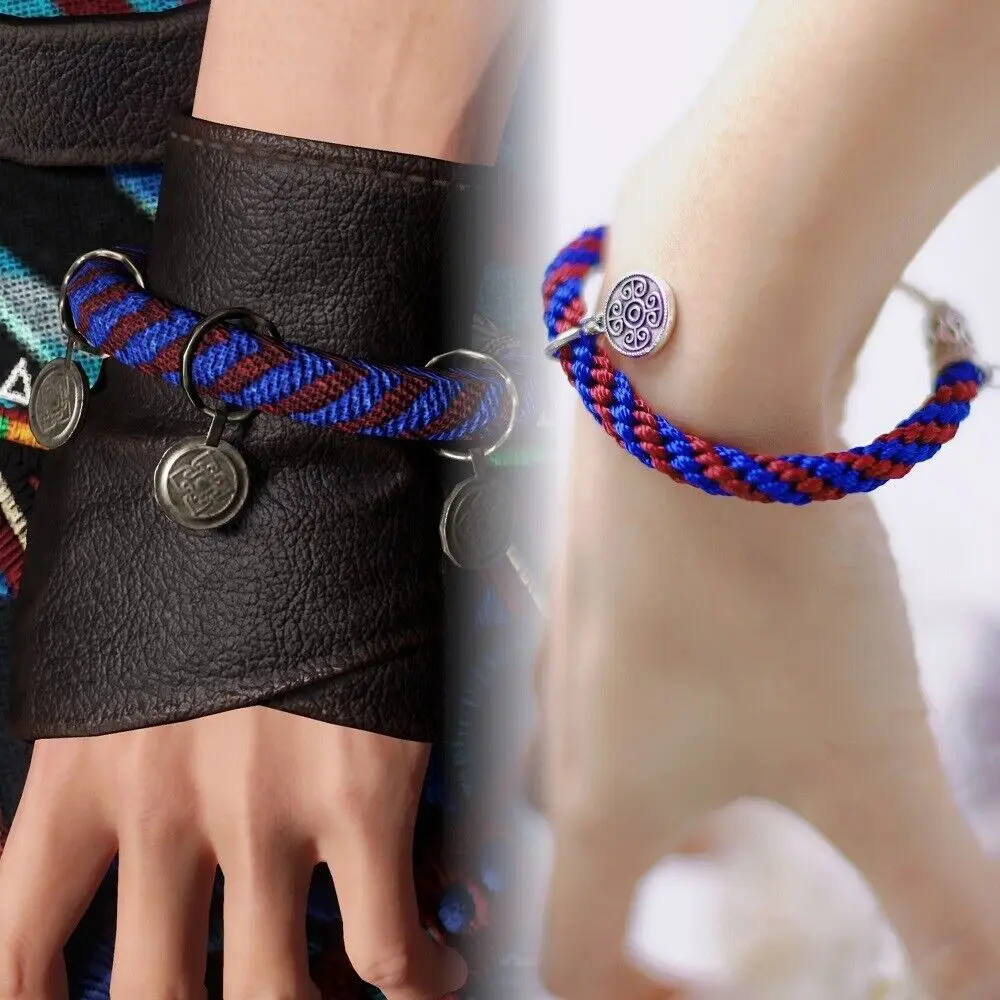 Love and Deepspace Sylus Hand Chain Woven Bracelet Craft Knit Accessory Cosplay Rim Anime Grab Rop Hanging Wire Gift