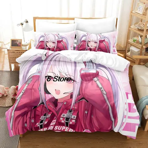 Game Goddess Of Victory: Nikke Bedding Set Single Twin Full Queen King Size Bed Set Adult Kid Bedroom Duvet Cover Sets 3D Anime