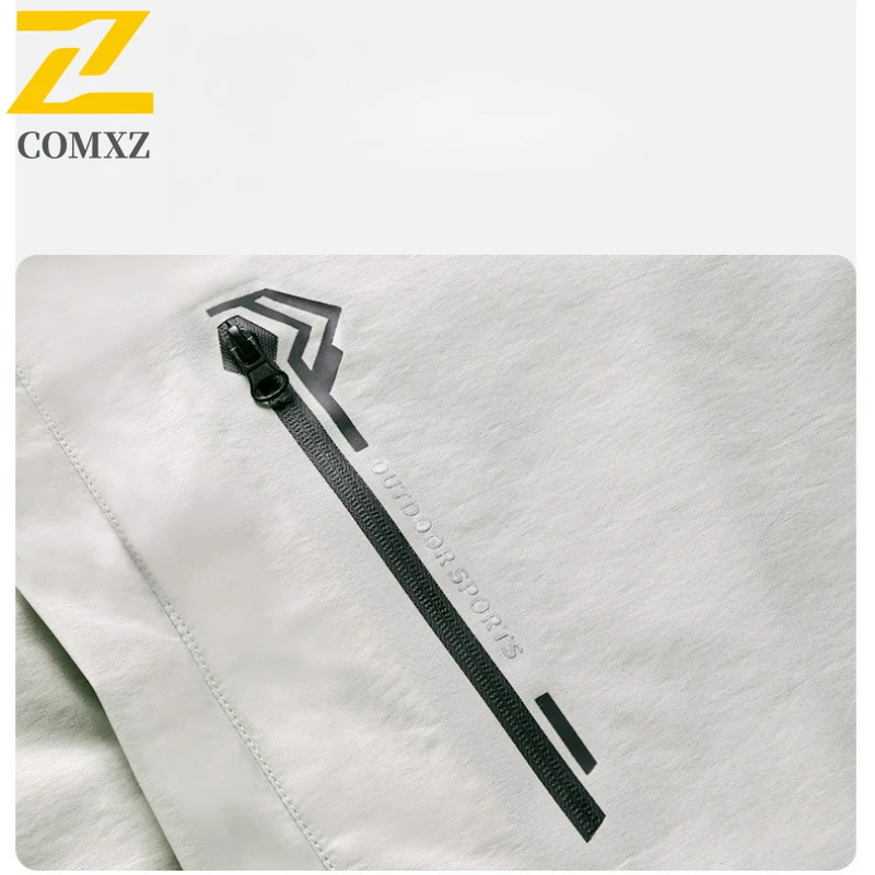 Autumn Camping Waterproof Jacket Men's Outdoor Leisure Sports Windproof Windbreaker Travel Hunting Running Fishing Hooded Coat