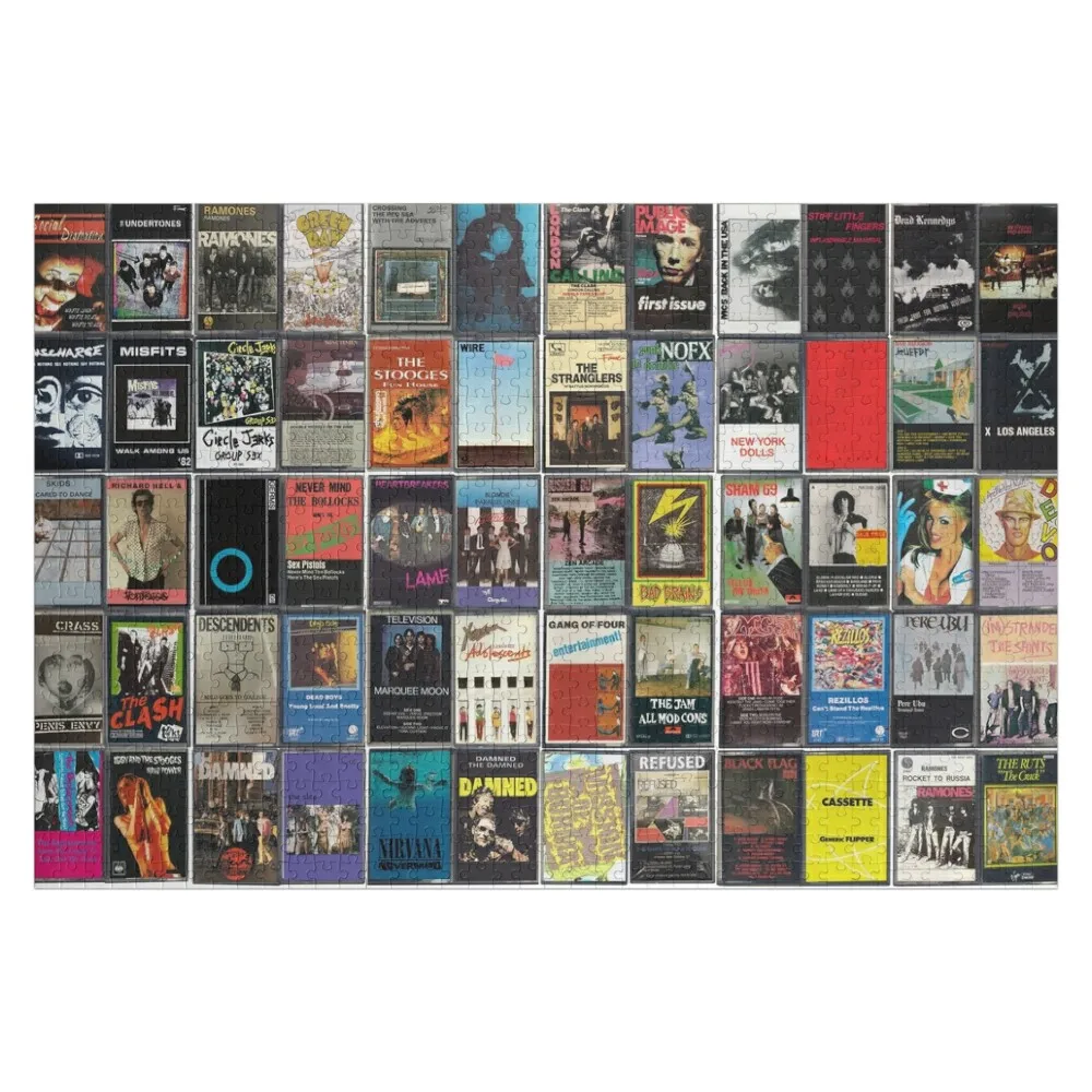 

Greatest Punk Albums of All Time - Vintage Cassette Art Jigsaw Puzzle Photo Custom Personalized Photo Gift Puzzle