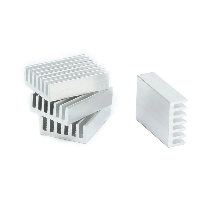 20pcs/2pcs 20*14*6mm Radiator Heatsink Cooler Cooling Fin Aluminum Heat Sink Chip, LED, Power IC Transistor Module 20x14x6mm