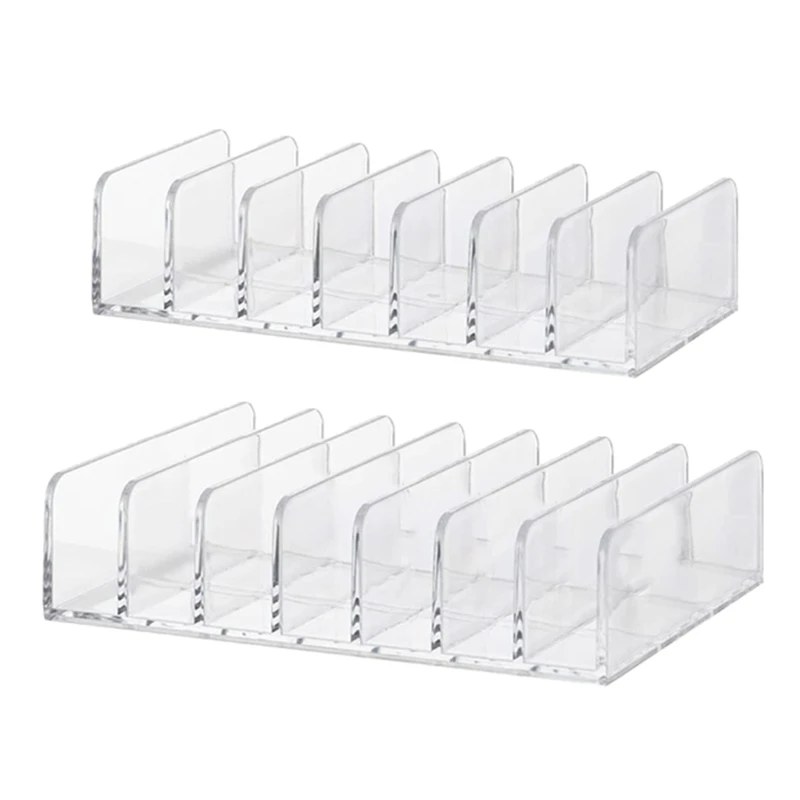 Plastic Eyeshadow Makeup 7 Cell Cosmetic Storage for Cosmetic Eyeshadow Bathroom Countertop Vanity