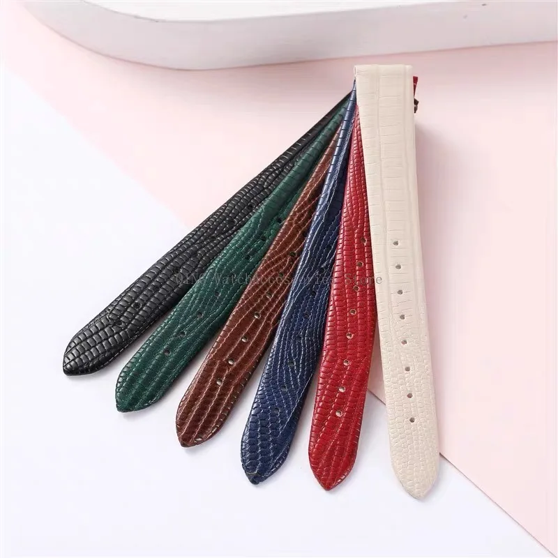 8mm 10mm 12mm 14mm 16mm Slim Leather Straps Soft Leather Watch Bands Men Women Universal Wrist Band High Quality Sport Bracelets