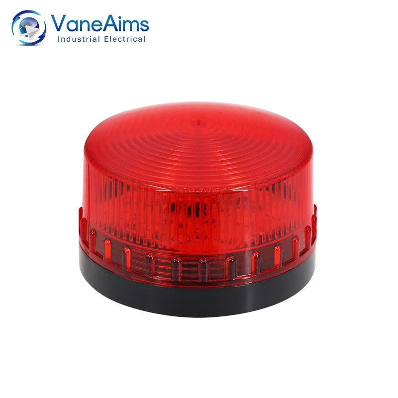 VaneAims-luz estroboscópica de advertencia para sistema de seguridad, faro Led intermitente de Alta Luz, tipo perno, 12v, 24v, 220v, N-3071