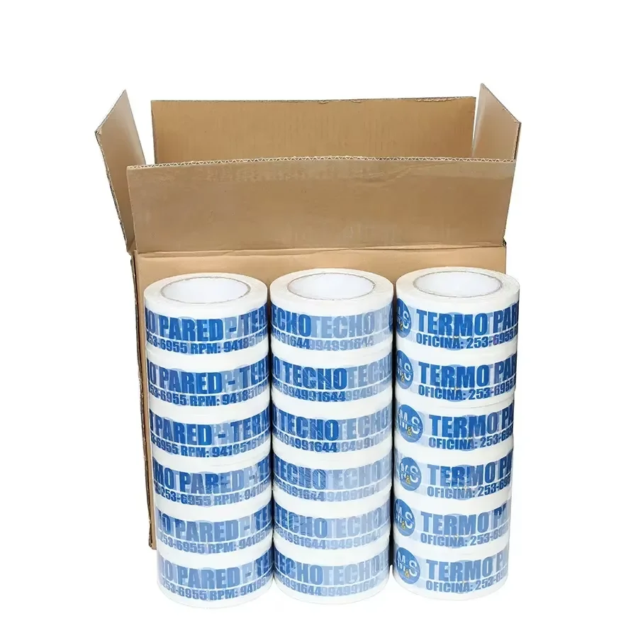 Custom Printed Logo Adhesive Tape Pressure Sensitive Printed Paper Tape for Packaging and Advertising
