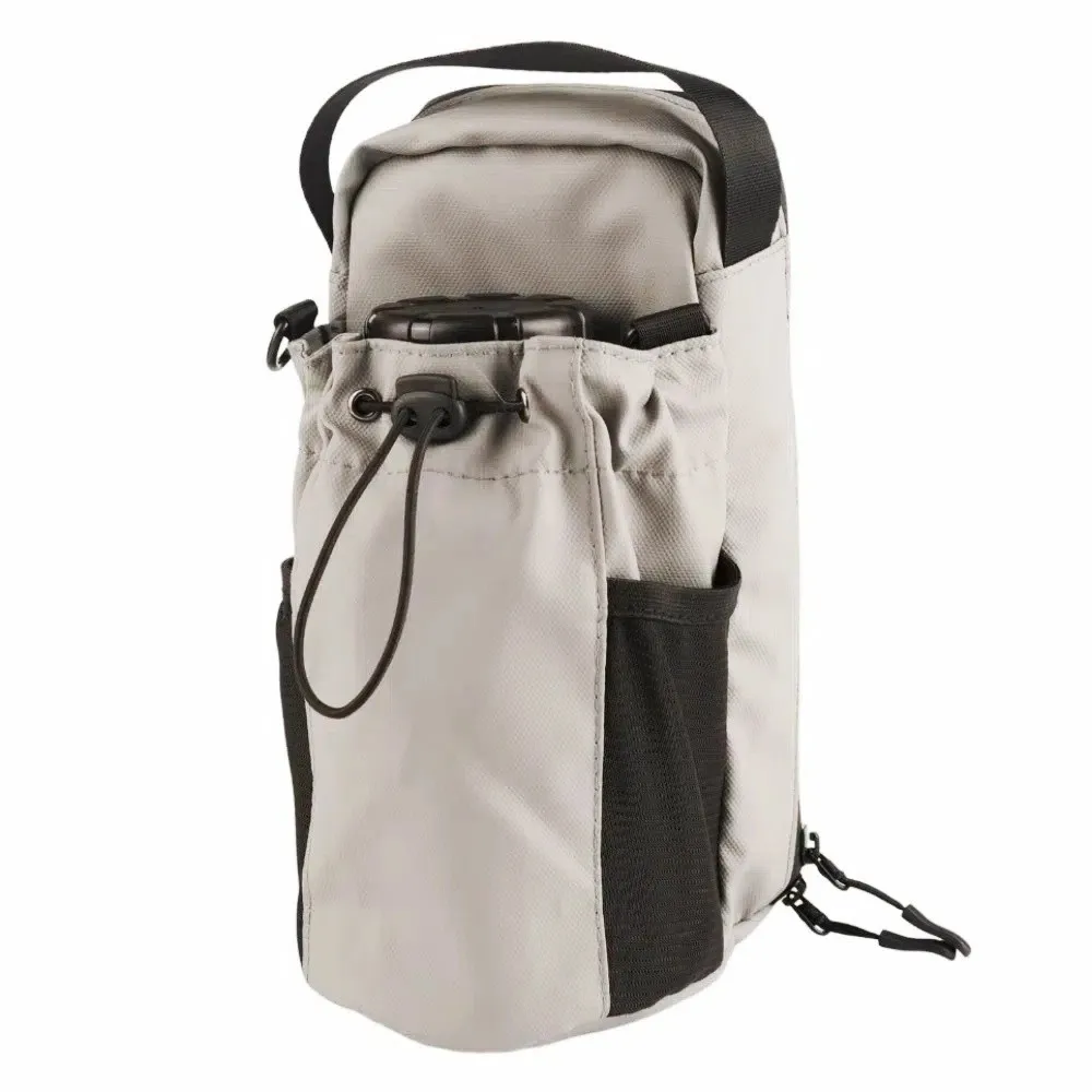 

Magnetic Water Bottle Sling Bag Pull Cord Large Capacity Gym Bottle Bag Convenience with Shoulder Strap Crossbody Sports Bag